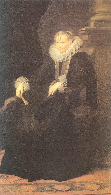 Dyck, Anthony van The Genoese Senator\'s Wife Sweden oil painting art